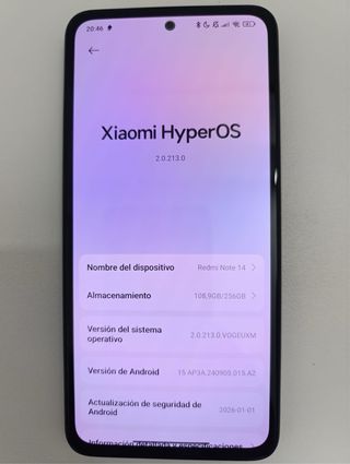 Xiaomi Redmi Note 14 Negro