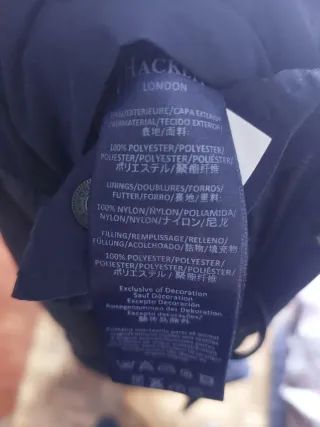 Chaqueta Hackett Hombre Azul