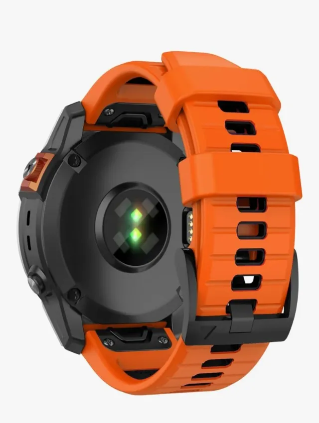 Cinturino Garmin Fenix Arancione Nero