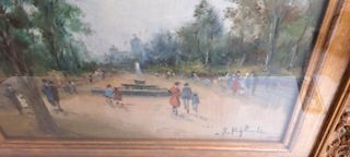 Antonio Migliardi Dipinto Olio su Tela/o Legno Qua