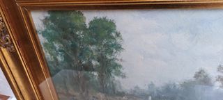 Antonio Migliardi Dipinto Olio su Tela/o Legno Qua