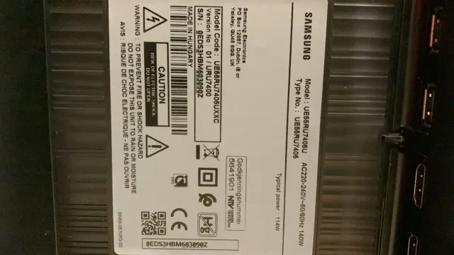 Samsung UHD TV 55 RU7400