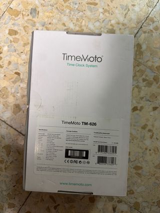 Control de Acceso Huella Digital TimeMoto TM-626