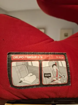 Alzador coche grupo 2-3 (15-36kg)