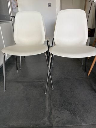 4 Sillas Ikea Blancas Cocina