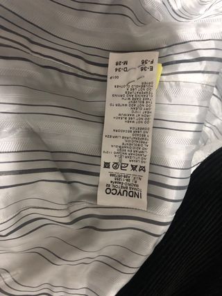 Chaqueta americana pana Tintoretto Negra