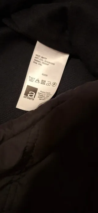 Chaleco acolchado hombre negro