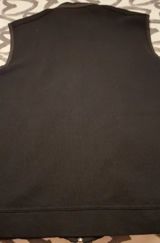 Chaleco acolchado hombre negro