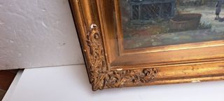 Antonio Migliardi Dipinto Olio su Tela/o Legno Qua