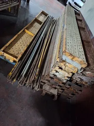 Andamios metálicos para alquilar
