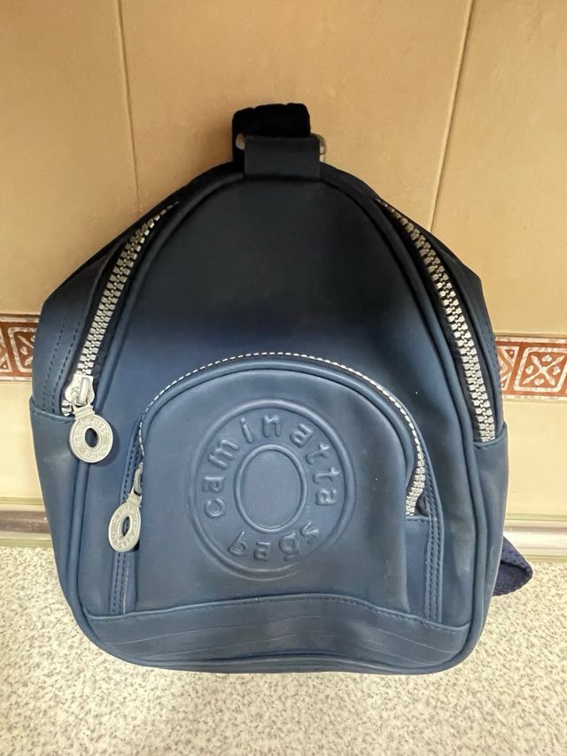 Pack viaje Caminata azul: bolsa, mochila y neceser