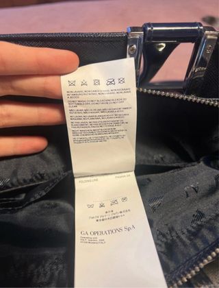 Bolso Armani Jeans Negro y Plateado