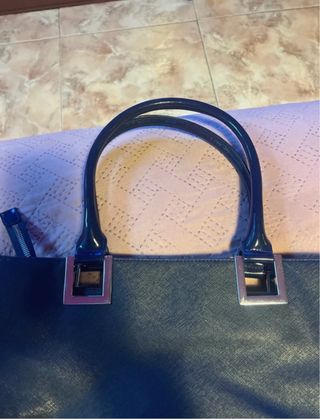 Bolso Armani Jeans Negro y Plateado