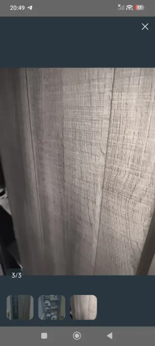 Mueble estantería comedor color ceniza