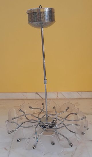 Lámpara colgante moderna metal y plástico