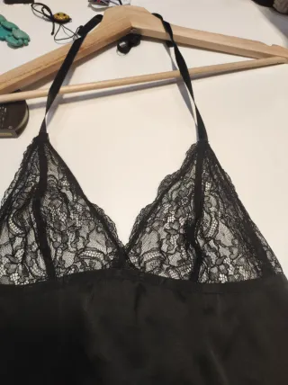 Camisón Etam encaje negro