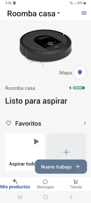 Robot Aspirador Roomba i7 Wi-Fi.