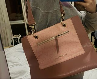 Bolso Valentino Marrón y Rosa