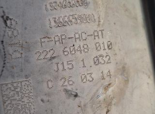 Catalizador peugeot 2226048010 boxer caja 109407