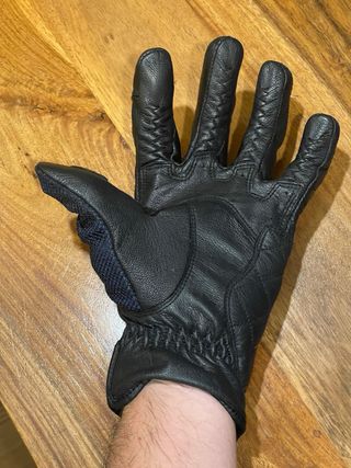 Guantes de piel para moto Triumph