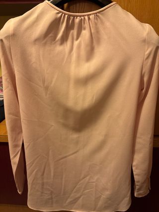 Blusa Stradivarius rosa manga larga