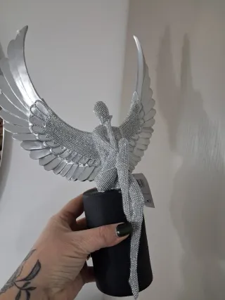 Angelo donna decorato con strass