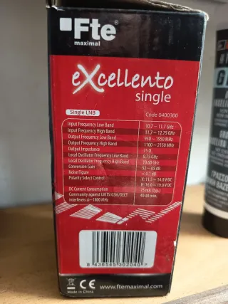 LNB Fte Excellento Single HD SD