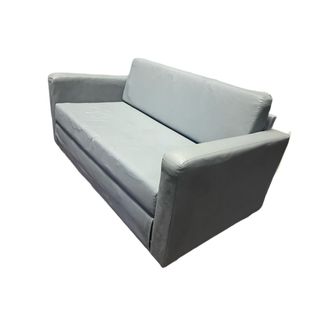 Sofá cama gris tela restaurado