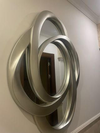 Espejo decorativo entradita plata