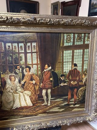 Cuadro Reina Isabel Gran Tamaño