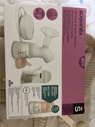 Sacaleches Suavinex Eléctrico + Biberón Zero Zero