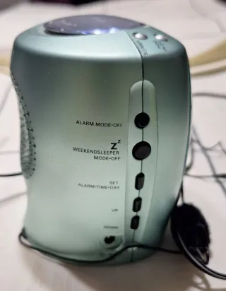 Radio despertador Philips con cargador