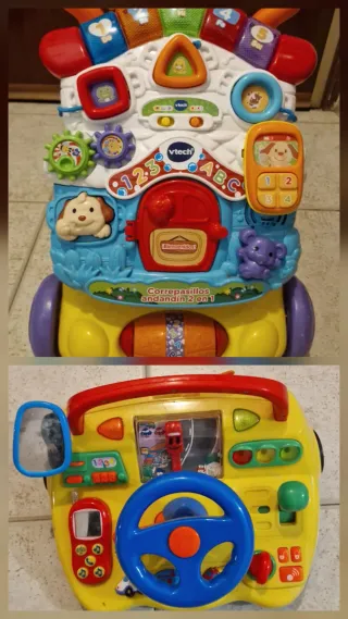 Andador Vtech 2 en 1 y Volante