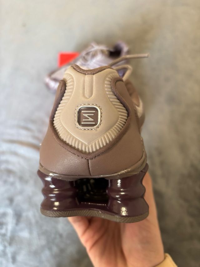 Nike Shox TL Pumice Black Maroon T 39 New