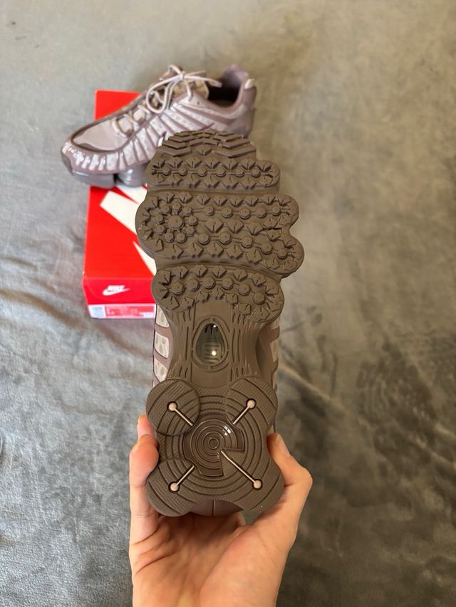 Nike Shox TL Pumice Black Maroon T 39 New