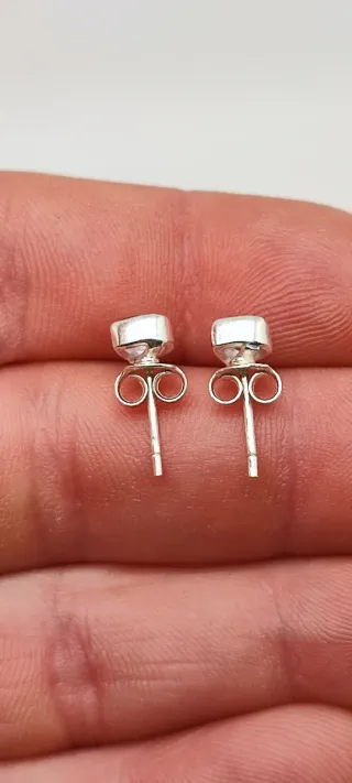 Pendientes de Plata y Amatistas.