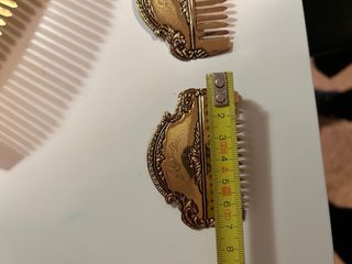 Juego Peinetas Niña Doradas