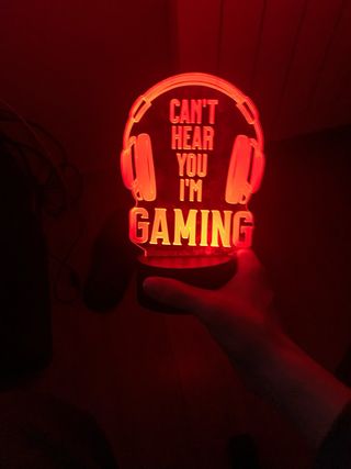Lámpara LED Gaming Auriculares