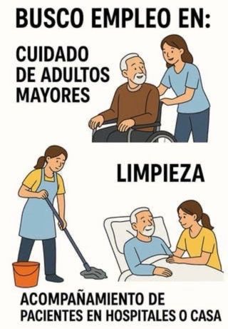 Servicios de limpieza, cuidado por horas disponibl