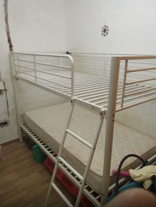 Litera 90cm Metal Blanca