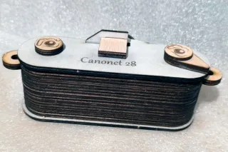 Cámara de Fotos Vintage Madera