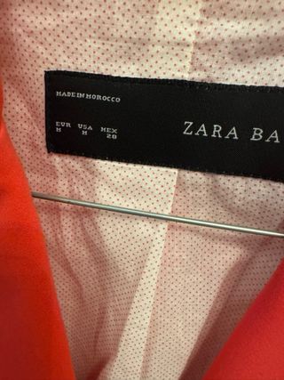 Blazer Zara Rosa/Rosso