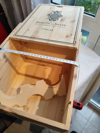 Cassa di Legno Tenuta Sesta Ottima Contenitore