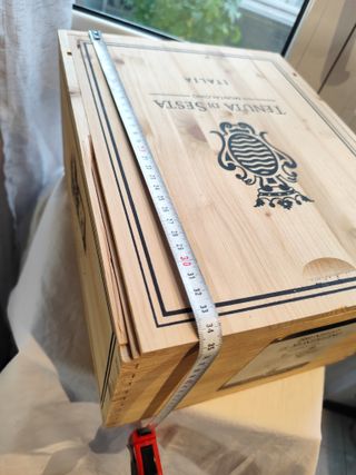 Cassa di Legno Tenuta Sesta Ottima Contenitore