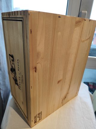 Cassa di Legno Tenuta Sesta Ottima Contenitore