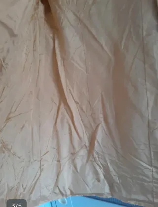 Blazer cuello mao dorado