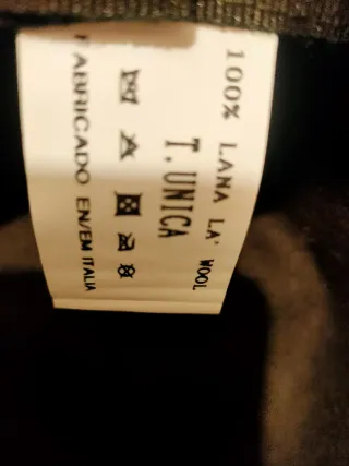 Sombrero marrón mujer