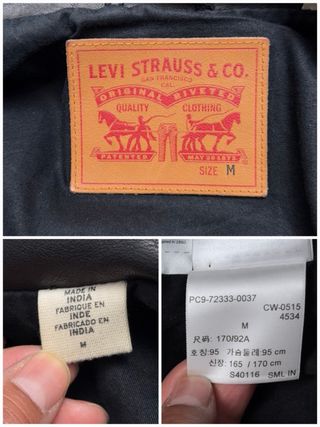 Cazadora Levi's Cuero de Oveja Talla M