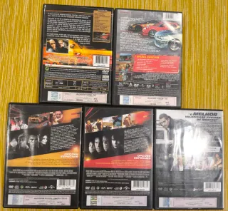 5 Dvds Velocidade Furiosa