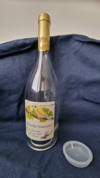 Bottiglia vuota Caffarel Chocolat Nouveaux